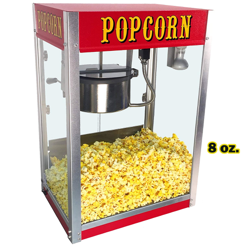 Machine à Popcorn 8 oz. avec Chariot