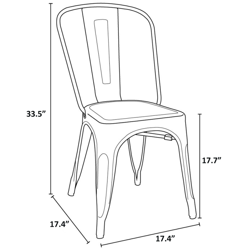Tolix Chair - Grey