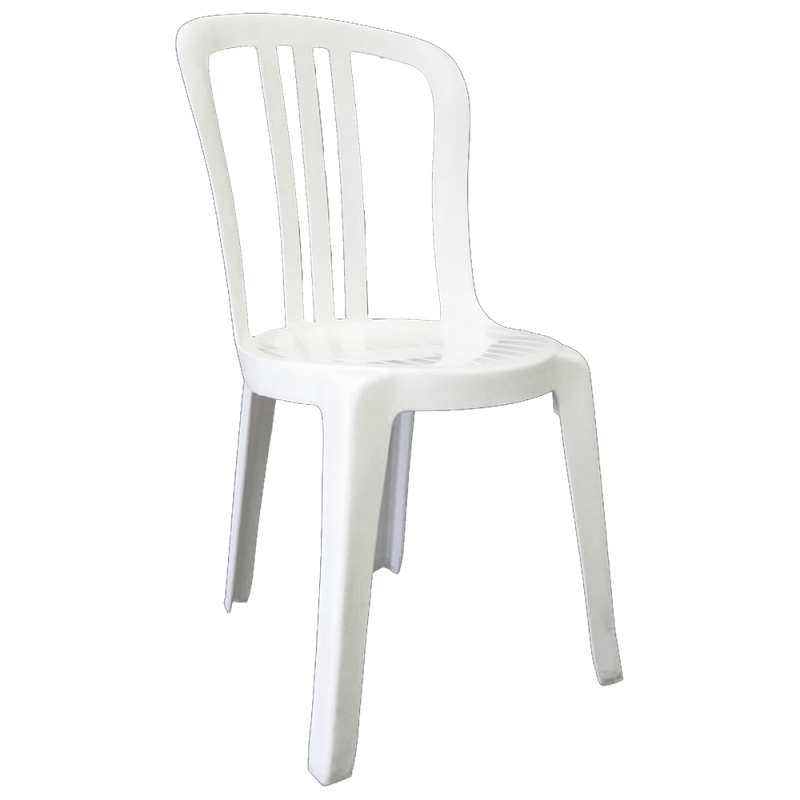 CHAISE PLASTIQUE BLANCHE