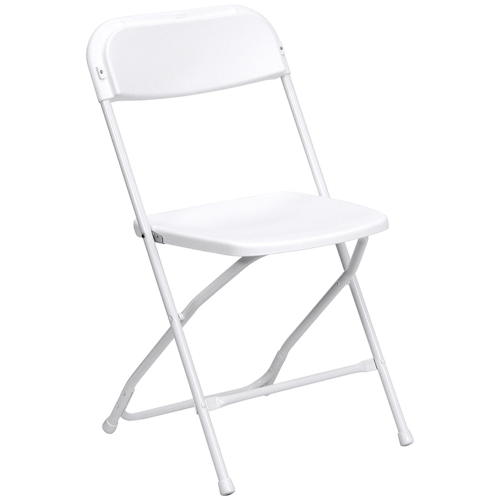 Folding Chair - White Resin