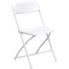 Folding Chair - White Resin