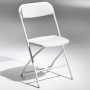 Folding Chair - White Resin