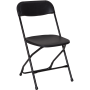 Folding Chair - Black Resin