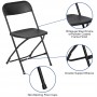 Folding Chair - Black Resin