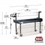 Barbecue Charcoal Grill & Rotisserie 5’