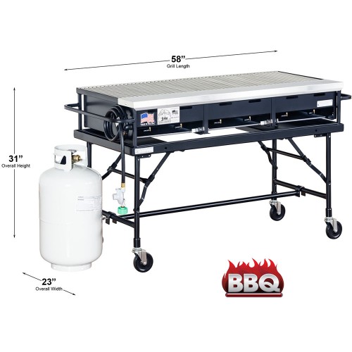 Barbecue Gas Grill 4’