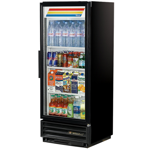 Glass 1-door refrigerator