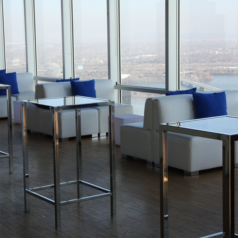 Gala Cruiser Table Square White