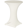 Cocktail Bistro Table - Lycra Cover White