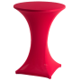 Cocktail Bistro Table - Lycra Cover Red