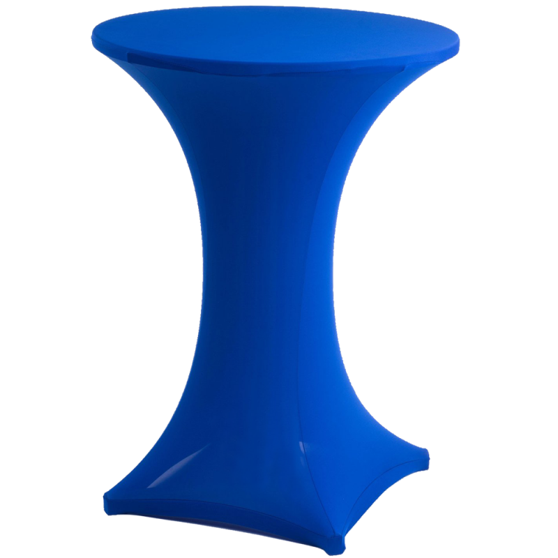 Cocktail Bistro Table - Lycra Cover Royal Blue