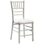 CHAISE CHIAVARI ARGENTÉ