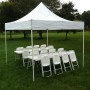 Pop-Up Canopy Tent 10x10 White