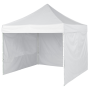 Pop-Up Canopy Tent 10x10 White Full Walls