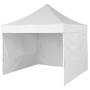 Tente Abris Pop-Up 10x10 Blanc avec Murs Latéraux