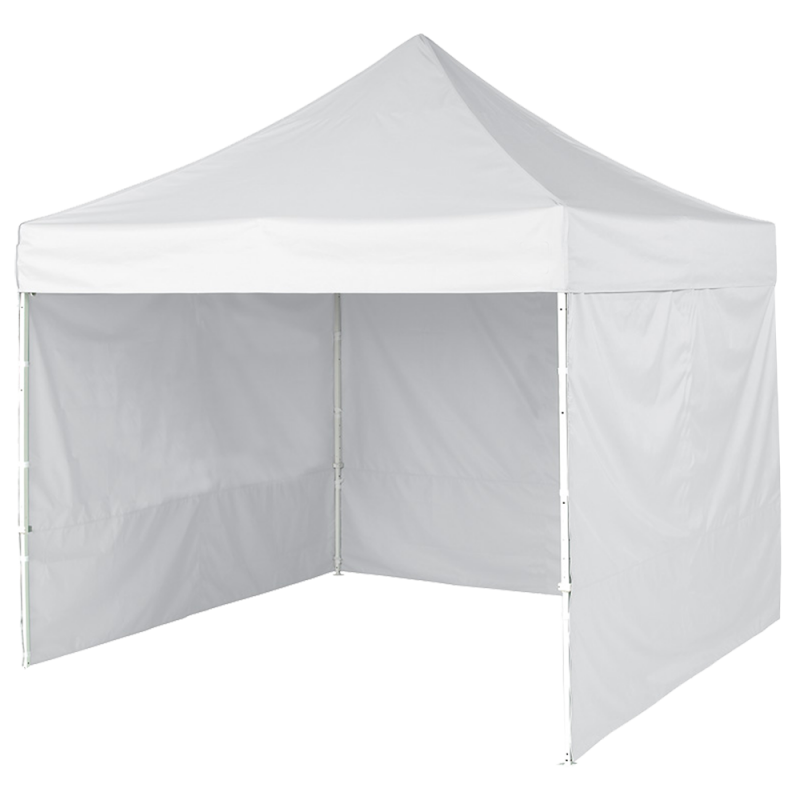 Pop-Up Canopy Tent 10x10 White Full Walls