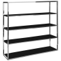 Chrome BackBar Shelves - Black