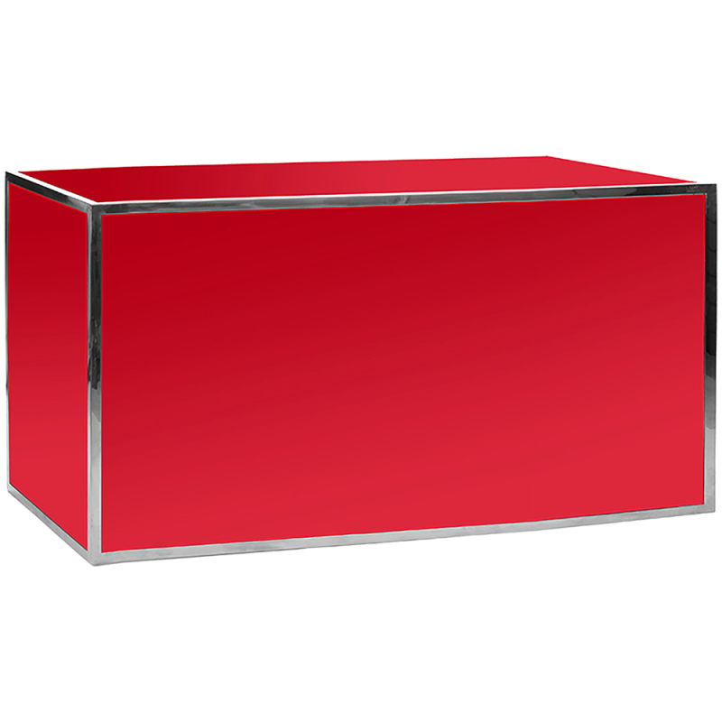 Gala Plexi Bar 6ft. Red-Chrome