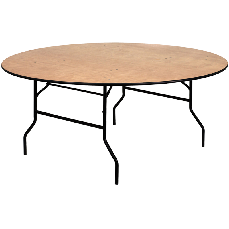 Table Ronde Pliante en Bois 72’