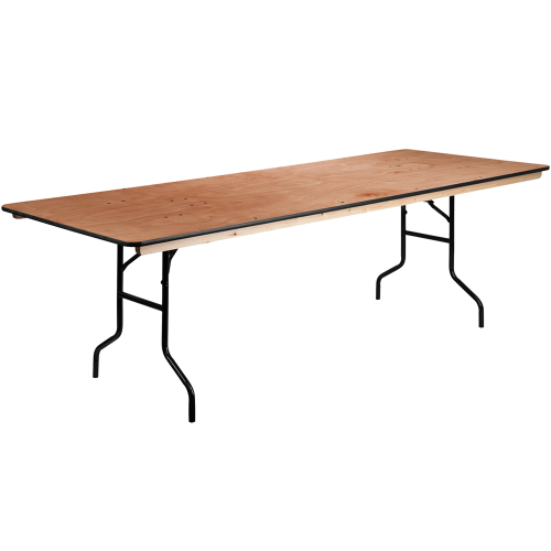 Table Rectangulaire Pliante en Bois 8’