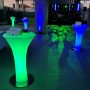 Illuminated Cruising Tables Chrome Base