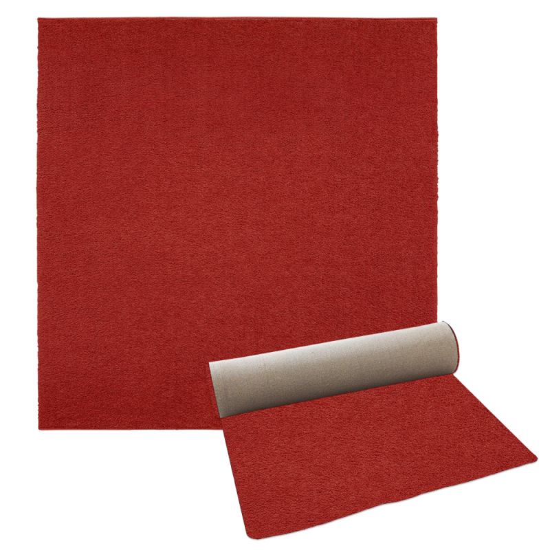 Tapis - Carré Rouge 10x10