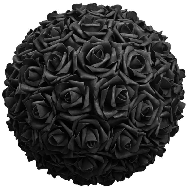 Flower Ball - Black Roses