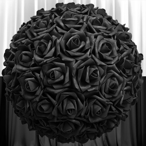 Flower Ball - Black Roses