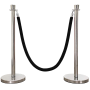 Black Velour Rope for Stanchions