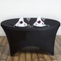 Spandex Fitted Table Cover - 60’ Round Black