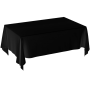 Tablecloth - Polyester Rectangle Black