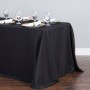 Tablecloth - Polyester Rectangle Black