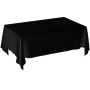 Nappe - Polyester Rectangle Noir