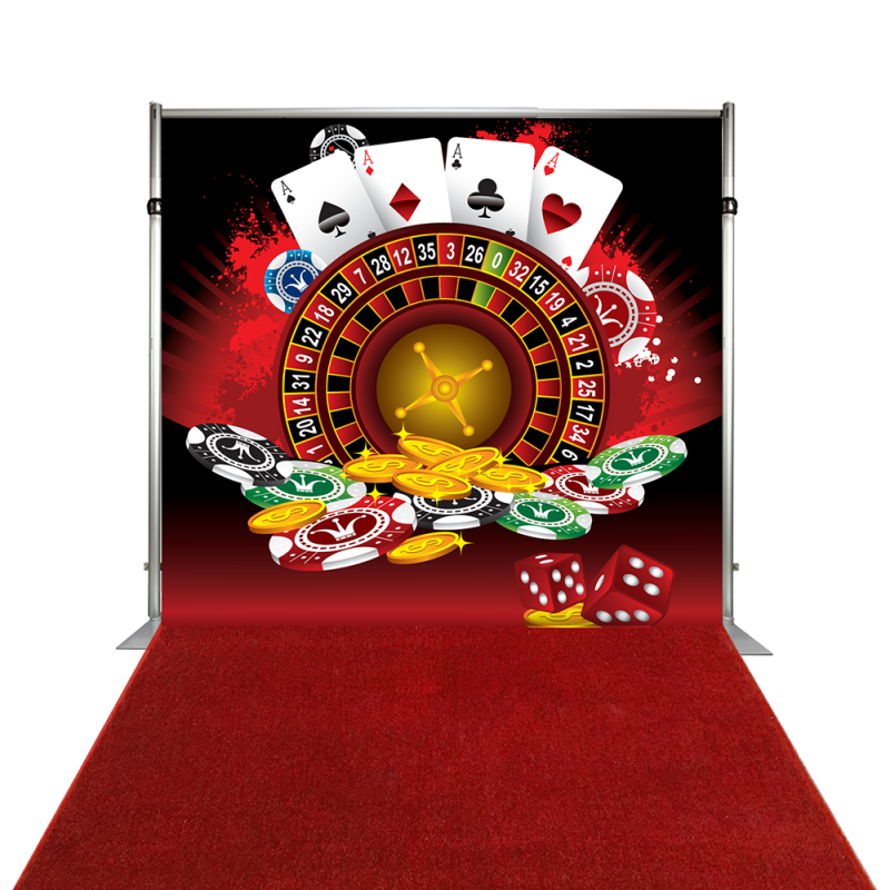 Bannière Toile de Fond - Casino Roulette