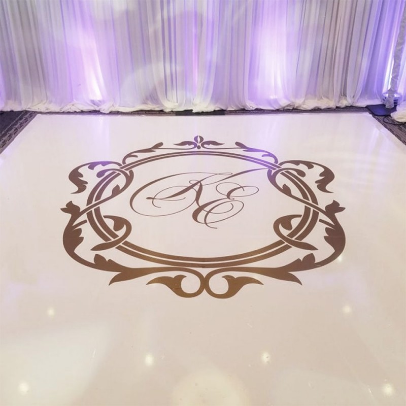 Dance Floor Custom Monogrammed
