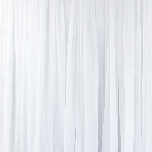 Rideaux - Drapé Transparent Blanc