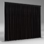 Pipe & Drape - Black Velour Draping