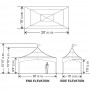 Tent - Peak Marquee 10’ x 20’