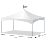 Tent - Peak Marquee 10’ x 20’