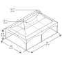 Tent - Peak Marquee 20’ x 30’