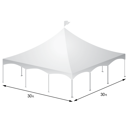 Tent - Peak Marquee 30’ x 30’