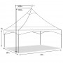 Tent - Peak Marquee Clear Top