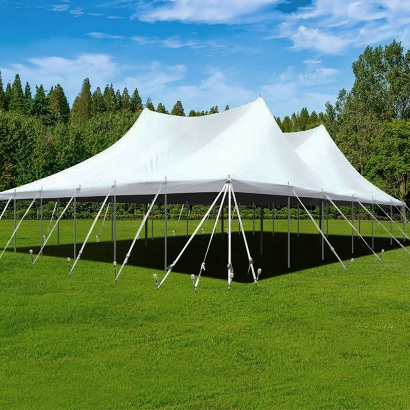 Peak Pole 40’ Tent - White