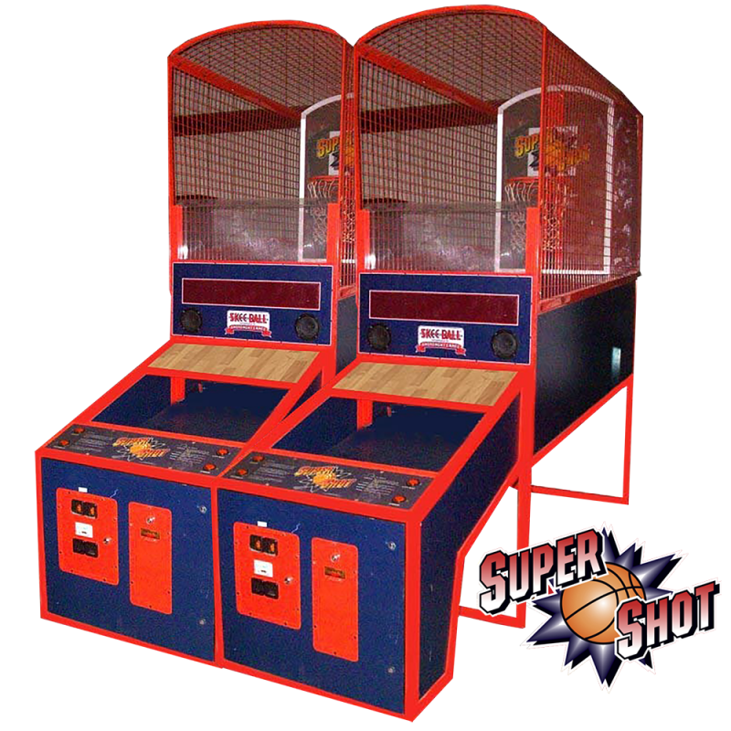 SUPERSHOT BASKETBALL ARCADE MACHINE by SKEEBALL 1998 *RARE*