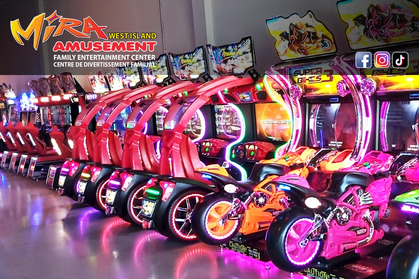 Mira Amusement West Island Centre Divertissement Arcade Familial